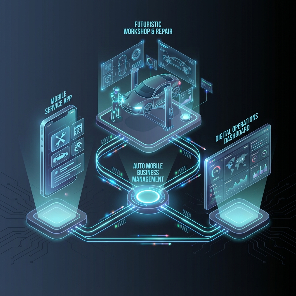 AutoServe360 Ecosystem Infographic